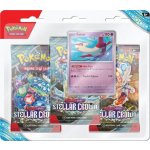 Pokémon TCG Stellar Crown 3-Pack Blister booster – Zboží Dáma