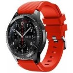 ESES silikonový řemínek pro Samsung Galaxy Watch 46mm / Samsung Gear S3 červená 1530001034 – Zboží Mobilmania