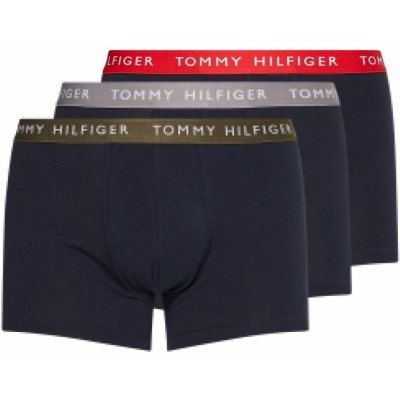 Tommy Hilfiger pánské boxerky tmavě modré 3pack – Zboží Mobilmania