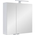 BPS-koupelny Zrcadlová skříňka závěsná s LED osvětlením Fabrice W 60 ZS – Zboží Dáma