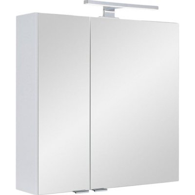 BPS-koupelny Zrcadlová skříňka závěsná s LED osvětlením Fabrice W 60 ZS – Zboží Dáma