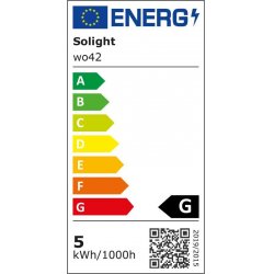 Solight LED stmívatelná lampička 2v1 podstavec i klip 5W 4000K 3 barevné kryty