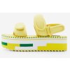 Dámské sandály Žluté dámské sandály na platformě Desigual Rainbow Color
