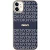 Pouzdro a kryt na mobilní telefon Apple DKNY Repeat Pattern Tonal Stripe kryt s MagSafe pro iPhone 11 - tmavě modrý 57983120217