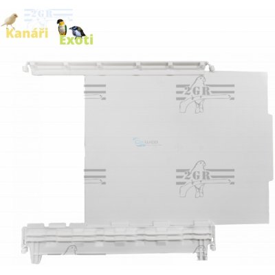 2GR Vodící lišta horní a spodní + dělící přepážka pro klece ''60, 90 a 120'', art.398 – Zboží Dáma