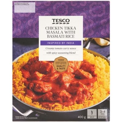 Tesco Omáčka Tikka Masala s basmati rýží a kuřecím masem 400 g