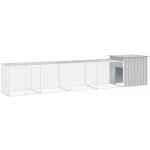 vidaXL kurník 500 x 91 x 100 cm pozinkovaná ocel – Sleviste.cz