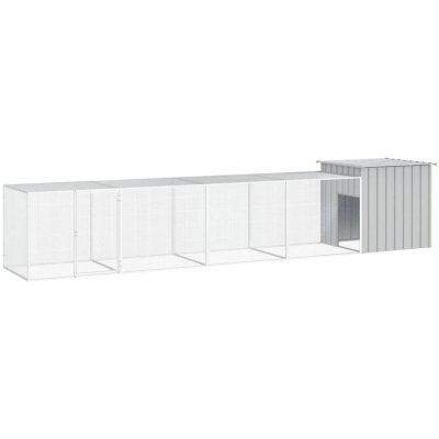 vidaXL kurník 500 x 91 x 100 cm pozinkovaná ocel – Sleviste.cz