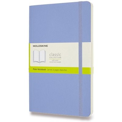 Moleskine Zápisník měkké desky A5 čistý nebesky modrý – Zbozi.Blesk.cz