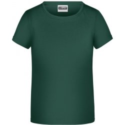 James Nicholson dětské chlapecké tričko Basic Boy zelená tmavá