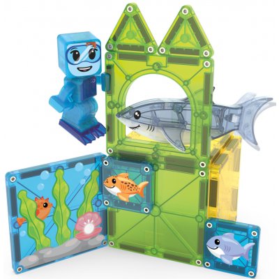 Magna-Tiles Shark Dive 13 ks – Zboží Dáma