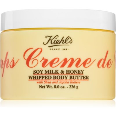 Kiehl's Creme de Corps Soy Milk & Honey Whipped tělové máslo 226 g – Zboží Mobilmania