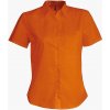 Dámská košile Kariban Judith košile dámská s krátkým rukávem oranžová