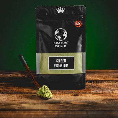 Kratom World Green PREMIUM 50 g – Zboží Dáma