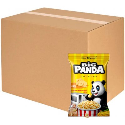 Big Panda popcorn do mikrovlnky Sýrový 15 x 100 g – Zboží Dáma