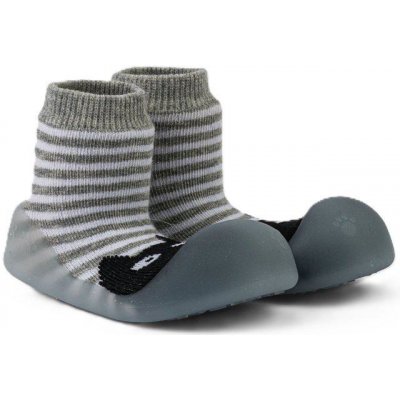 Chameleon ponožkové botičky Bear Black – Zboží Dáma