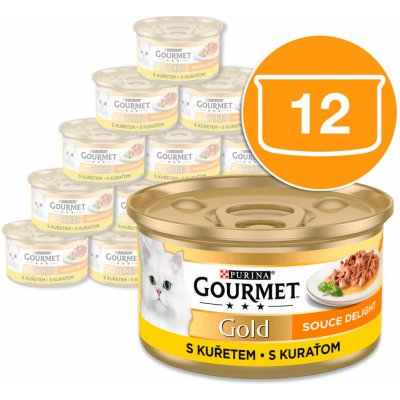 Gourmet Gold Sauce Delight minifilety s kuřetem v omáčce 12 x 85 g