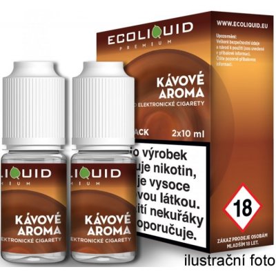 Ecoliquid Premium 2Pack Coffee 2 x 10 ml 12 mg – Zbozi.Blesk.cz