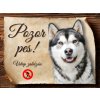 Autovýbava Sport hobby Cedulka Aljašský malamut Pozor pes zákaz 20 x 15 cm