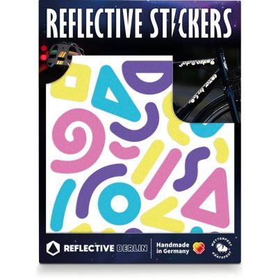 Reflective Berlin Reflective Decals Doodle Memphis – Zboží Mobilmania