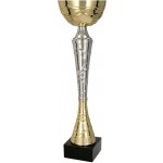Kovový pohár Zlato-stříbrný 23 cm 8 cm – Hledejceny.cz
