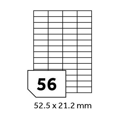 Smart Line Print etikety A4 52,5 x 21,2 mm - 100 ks – Zboží Mobilmania