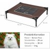 Pelíšek pro psy PawHut Dog Bed Dog Lounger Outdoor Cat Bed Pet Bed