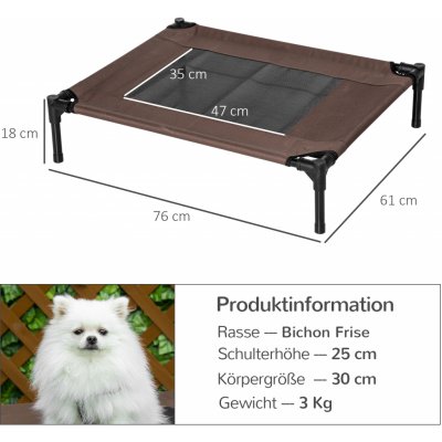 PawHut Dog Bed Dog Lounger Outdoor Cat Bed Pet Bed – Zboží Mobilmania