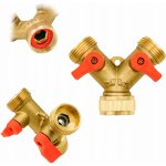 BRADAS rozdvojka s ventily 3/4" BR-2234 Ms – HobbyKompas.cz