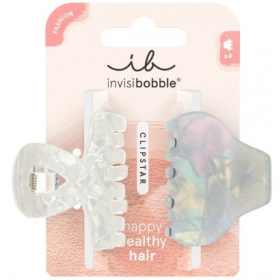 Invisibobble Clipstar M Pearly Frost - Skřipec do vlasů 2 ks – Sleviste.cz