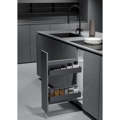 Cemux IRON Line 20-3D plné dno s tlumením antracit pravý – Zboží Mobilmania