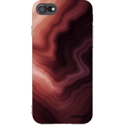 Picasee silikonový průhledný obal pro Apple iPhone SE 2020 - Rouge – Zboží Mobilmania