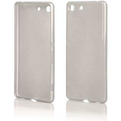 Pouzdro EGO Mobile Sony Xperia M5 Metallic bílé – Zboží Mobilmania