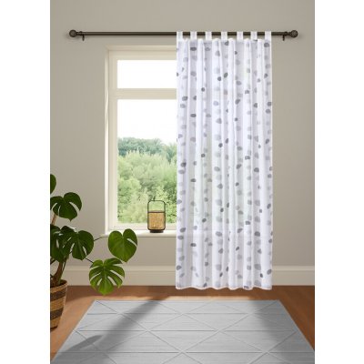 Home Wohnideen hotová záclona 49042 EFFIE 6005 seda 245x140 cm (v x s) – Hledejceny.cz