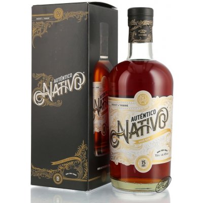 Auténtico Nativo 15y 40% 0,7 l (holá láhev) – Zbozi.Blesk.cz