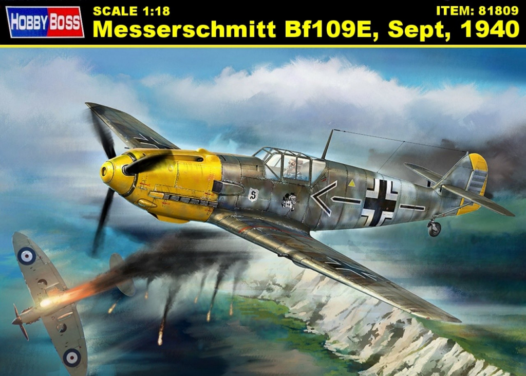 Hobby Boss Messerschmitt Bf109E Sept 1940 1:18