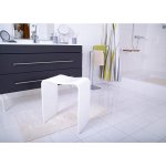 Ridder TRENDY koupelnová stolička 40 x 48 x 27,5 cm, bílá mat - A211101 – Zboží Dáma