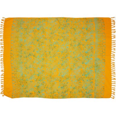 Sarong BO Batik Paisley žlutý. – Zboží Dáma