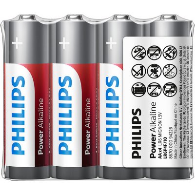Philips Power Alkaline AA 4ks LR6P4F/10 – Zboží Živě