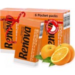 Renova Papírové kapesníčky oranžové 3-vrstvé 6 x 9 ks – Zboží Dáma