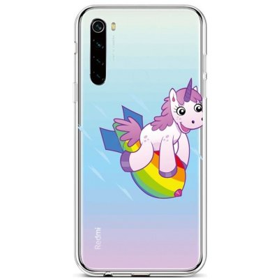 Pouzdro TopQ Xiaomi Redmi Note 8 silikon Flying Unicorn – Zboží Mobilmania