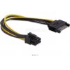 Delock 82924 cable Power SATA 15 pin > 6 pin PCI Express, 0,21m