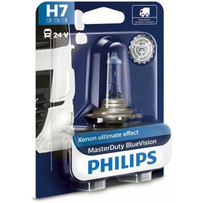 Philips Halogen MasterDuty BlueVision H7 PX26d 24V 70W