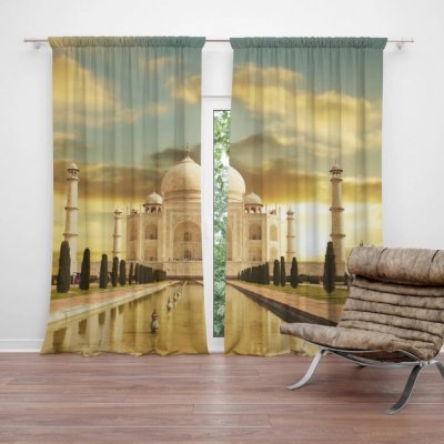 Sablio Závěs Taj Mahal: 2ks 140x250cm – Hledejceny.cz