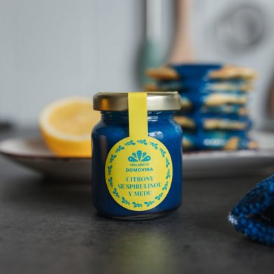 Včelařství Domovina Med s citrony a spirulinou 75 g – Zboží Dáma