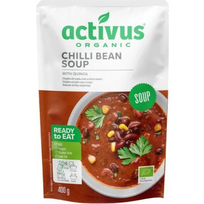 Activus Veganská polévka chilli fazole BIO 400 g – Zboží Dáma