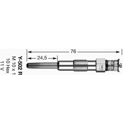 Žhavící svíčka NGK Y-502R – Hledejceny.cz
