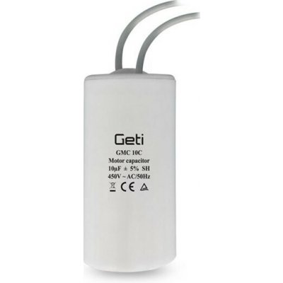 Kondenzátor rozběhový 10uF 450V GETI GMC 10C – Sleviste.cz