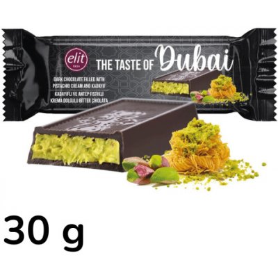 Elit Dubai Dark Chocolate 30 g – Sleviste.cz