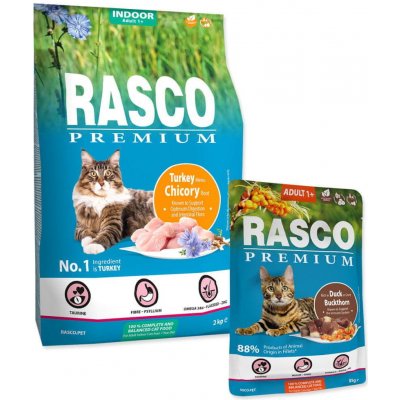 Rasco Premium Cat Sensitive Turkey Chicory Root Lactic acid bacteria 2 kg – Zboží Mobilmania